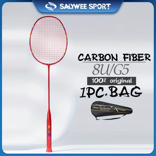 Carbon Fiber Badminton Racket SYBBQ 8U 10 89 13 61KG Light Professional