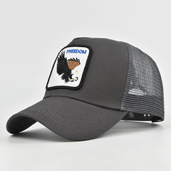 Animal Embroidery Sunshade Hip Hop Baseball Cap