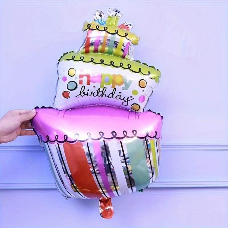 Three Layer Crooked Head Cake for Birthday Party