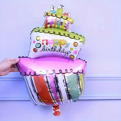 Three Layer Crooked Head Cake for Birthday Party