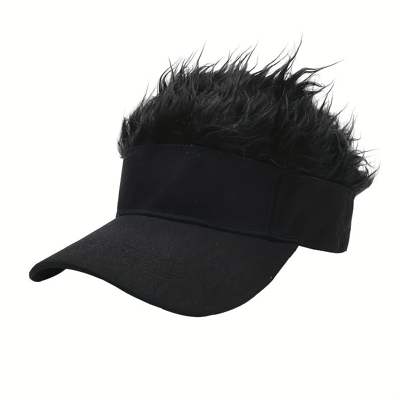 Light Board Wig Baseball Cap Men's Sun Visor