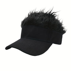 Light Board Wig Baseball Cap Men's Sun Visor