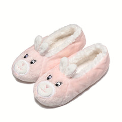 Cartoon Animal Fuzzy Socks Low Cut Floor Socks Women's Stockings