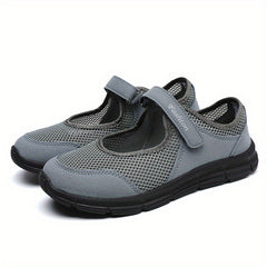 Women's Mesh Flat Sandals Breathable Non Slip Walking Shoes