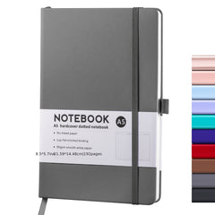 Gray A5 A6 Strap Book Notebook Business Notepad Small Book Portable Book Notepad