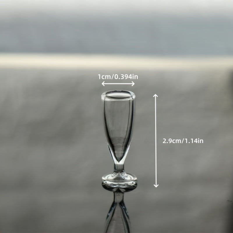 Miniature Glass Goblet for Diorama Accessory