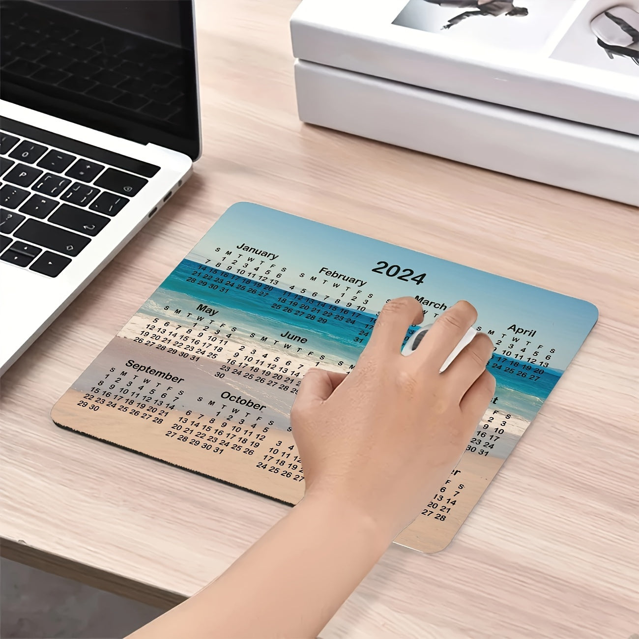 Ocean Beach Mouse Pad Non Slip Rubber Base Mouse Pad for Office
