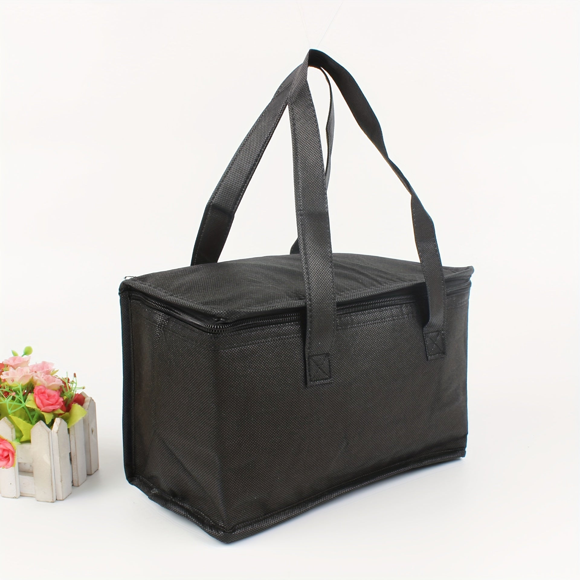 Non woven Aluminum Foil Insulated Ice Bag Lunch Bag for Picnic