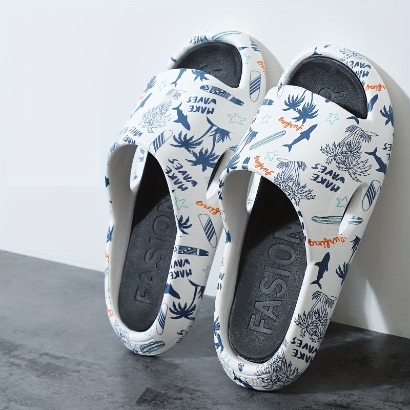 Coconut Tree Pattern Platform Slides
