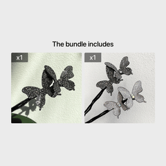 Butterfly Plate Hair Clip Hair Accessory Headwear For Women