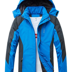 Men's Winter Track Hooded Jacket