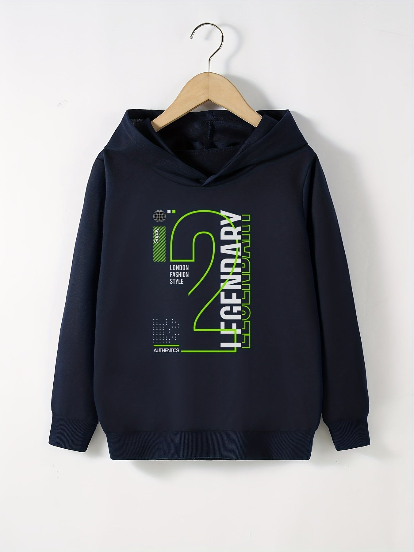 LEGENDARY Boys Hooded Sweatshirt Spring Fall Kids Clothing