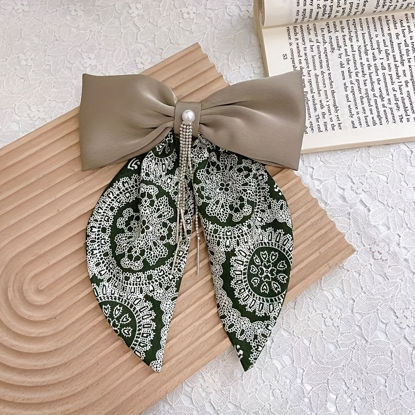 Boho Style Bowknot Hair Clip French Barrette Hair Accessories