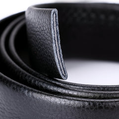 Men's Cowhide Belt with Automatic Buckle for Business & Casual