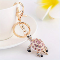 Men's Turtle Car Aluminum Keychain Pendant Decoration