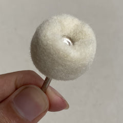 10pcs Soft Wool Felt Polishing Wheel Grinding Wheel 3mm Shank