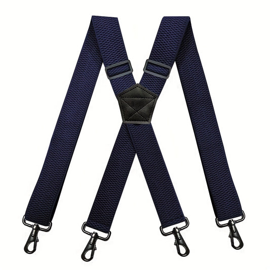 Heavy Duty Suspenders For Men Work Outdoor Motorbiking Skiing