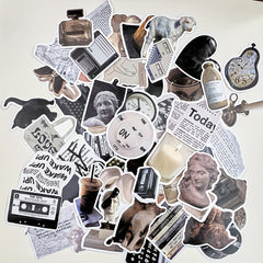 50pcs Random Pattern Tablet Notebook Journal Book Diy Graffiti Stickers