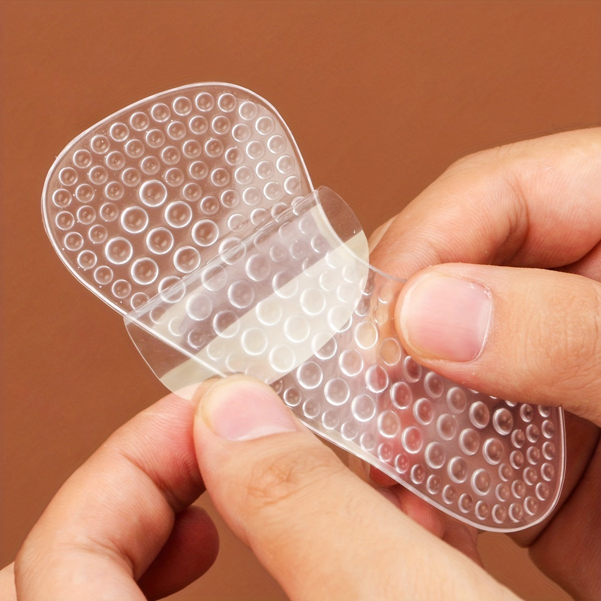 4D Silicone Heel Stickers for Women's Shoes - Anti-Drop, Anti-Wear