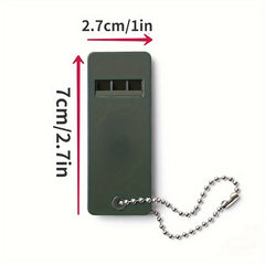 3-Freq Outdoor Survival Whistle - First Aid High Freq Whi