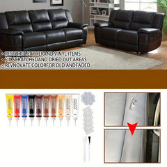 Faux Leather Touch Up Balm Set for Car, Bag, Shoes, Sofa