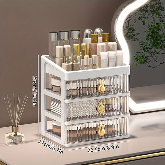 3 Layer Rabbit Style Storage Box Desktop Storage Shelf Multifunctional Organizer