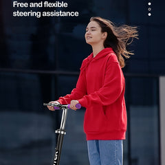 Foldable Two Wheeled Skateboard with Dual Brakes