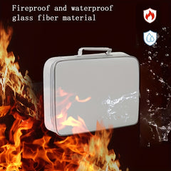 Fireproof Storage Bag Waterproof Travel Document Organizer