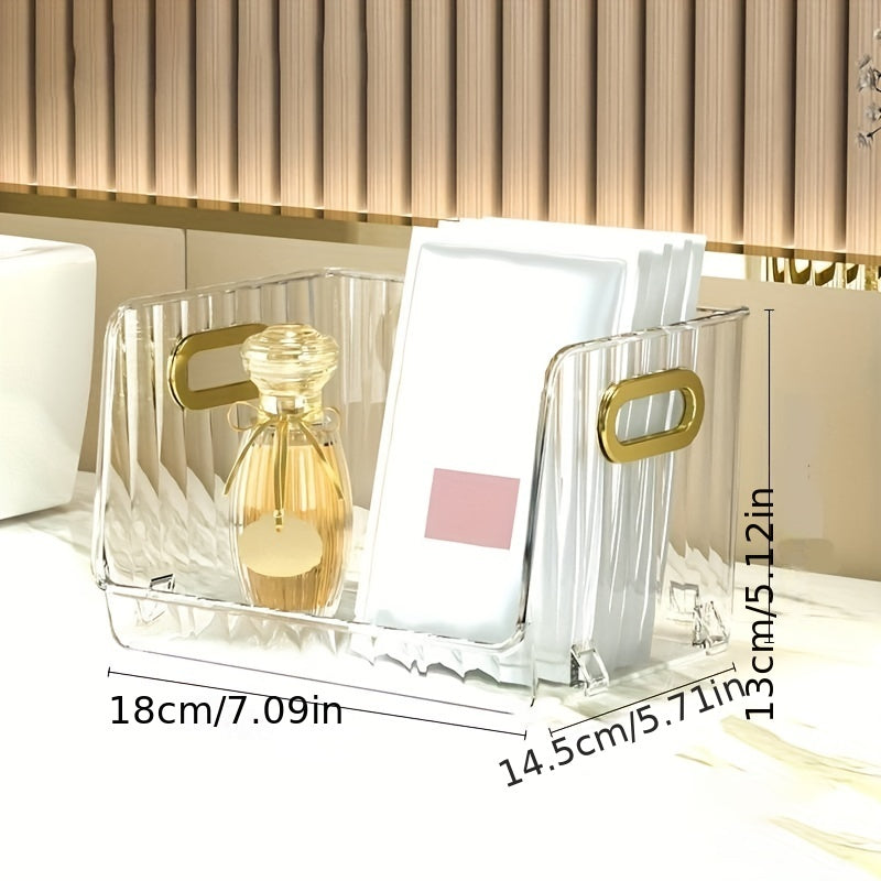 Stackable Desktop Storage Box Acrylic Makeup Organizer Perfume Display Rack