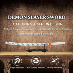 Anime Samurai Sword Weapon Prop Orange Halloween Cosplay Costume Party Play Deco
