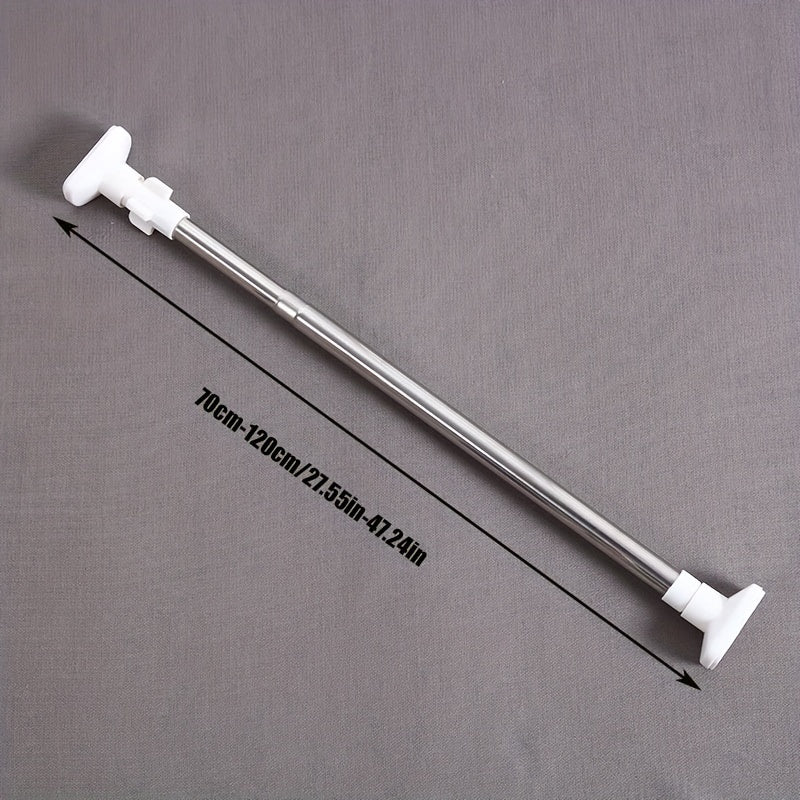 Telescopic Rod Punching Drying Straight Rod Shower Curtain Rod