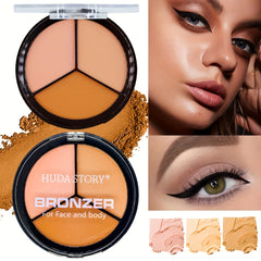 Earth Tone 3 Eyeshadow Palette Travel Size Makeup Palette