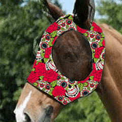 Ultra Light UV Horse Mask with Ear Cover and Soft Mesh