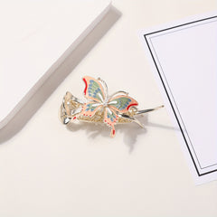 Enamel Butterfly Hair Large Clip Sweet Duck Billed Clip