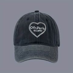 Love Letter Embroidered Dad Hat Baseball Cap Washed Distressed
