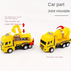 2pcs Engineering Car Inertial Puzzle Mini Toy Creative Boy Gift