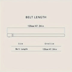 Men's Business Smooth Buckle Leisure Belt