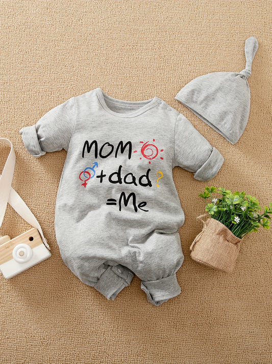 Family Matching Cotton Onesie Set with Hat