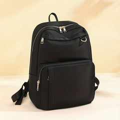 Preppy Style Nylon Laptop Backpack for Travel & Work