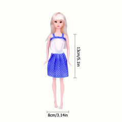 10pc Doll Wardrobe Set for 11.5 inch Dolls, Mix & Match Colors, Holiday Gift
