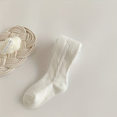 Girls Knit Leggings Baby Children Tights Pants Stockings