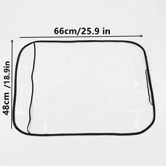 Car Seat Backrest PE Film Protective Cover Mat Anti-kick Anti-dirt