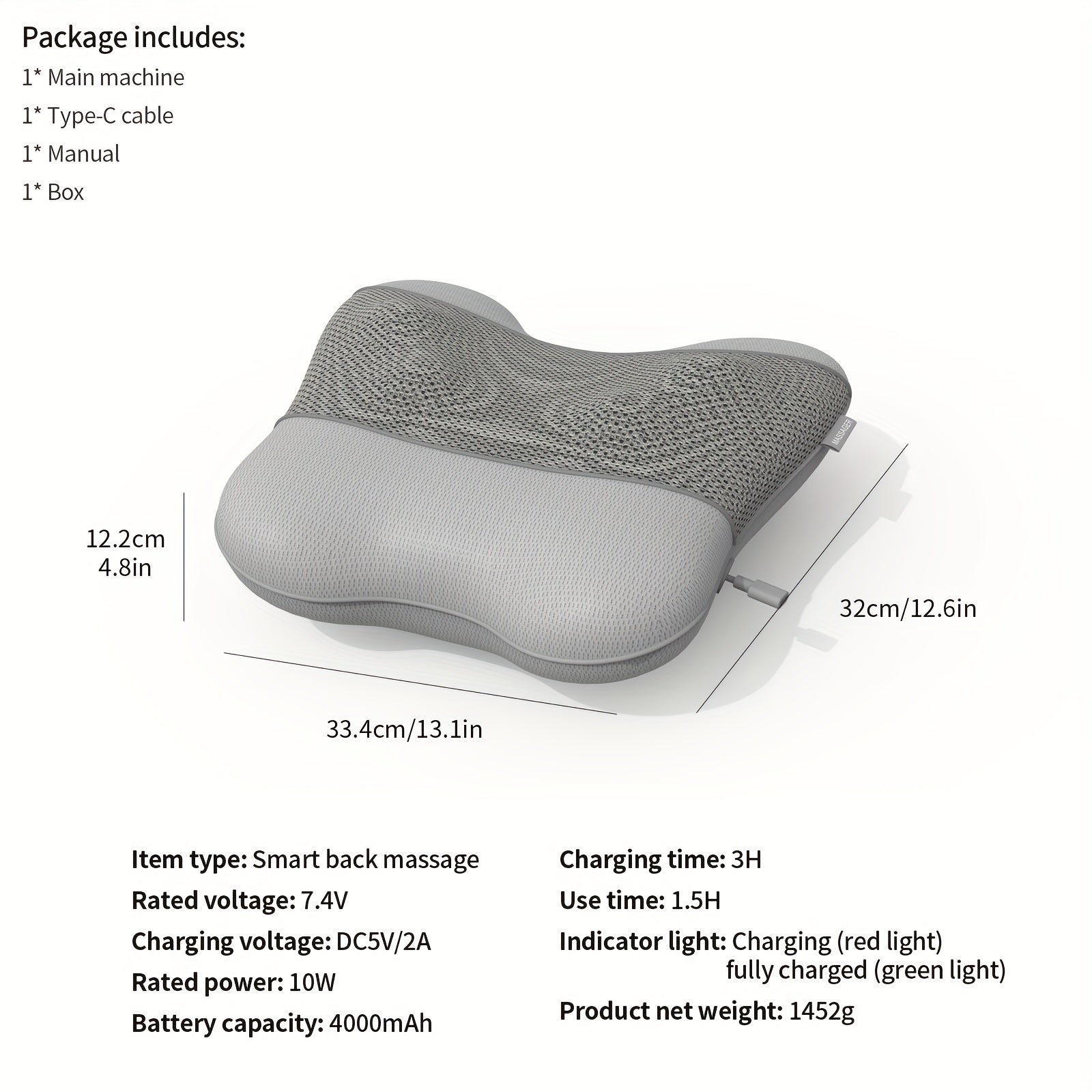Foreverlily Neck and Shoulder Massager Muscle Relief Massage