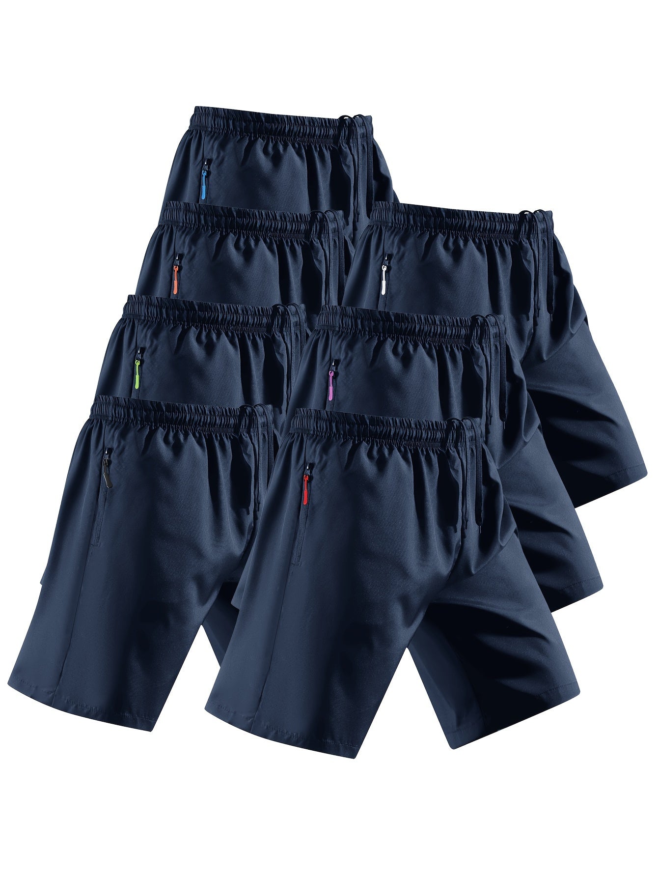 Men's Quick Drying Sports Shorts with Drawstring and Pockets