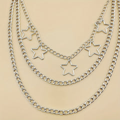 Pentagram Layer Pant Chain Men's Y2K Jewelry