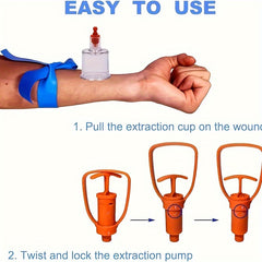 Outdoor Venom Extractor Suction Pump for Snake Mosquito Bee Stings