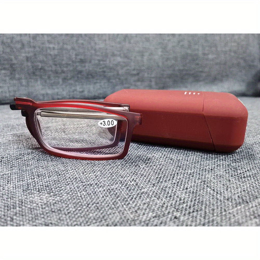 SOOLALA Light Blocking Reading Glasses with Hard Case