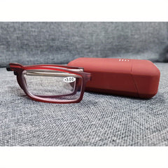 SOOLALA Light Blocking Reading Glasses with Hard Case