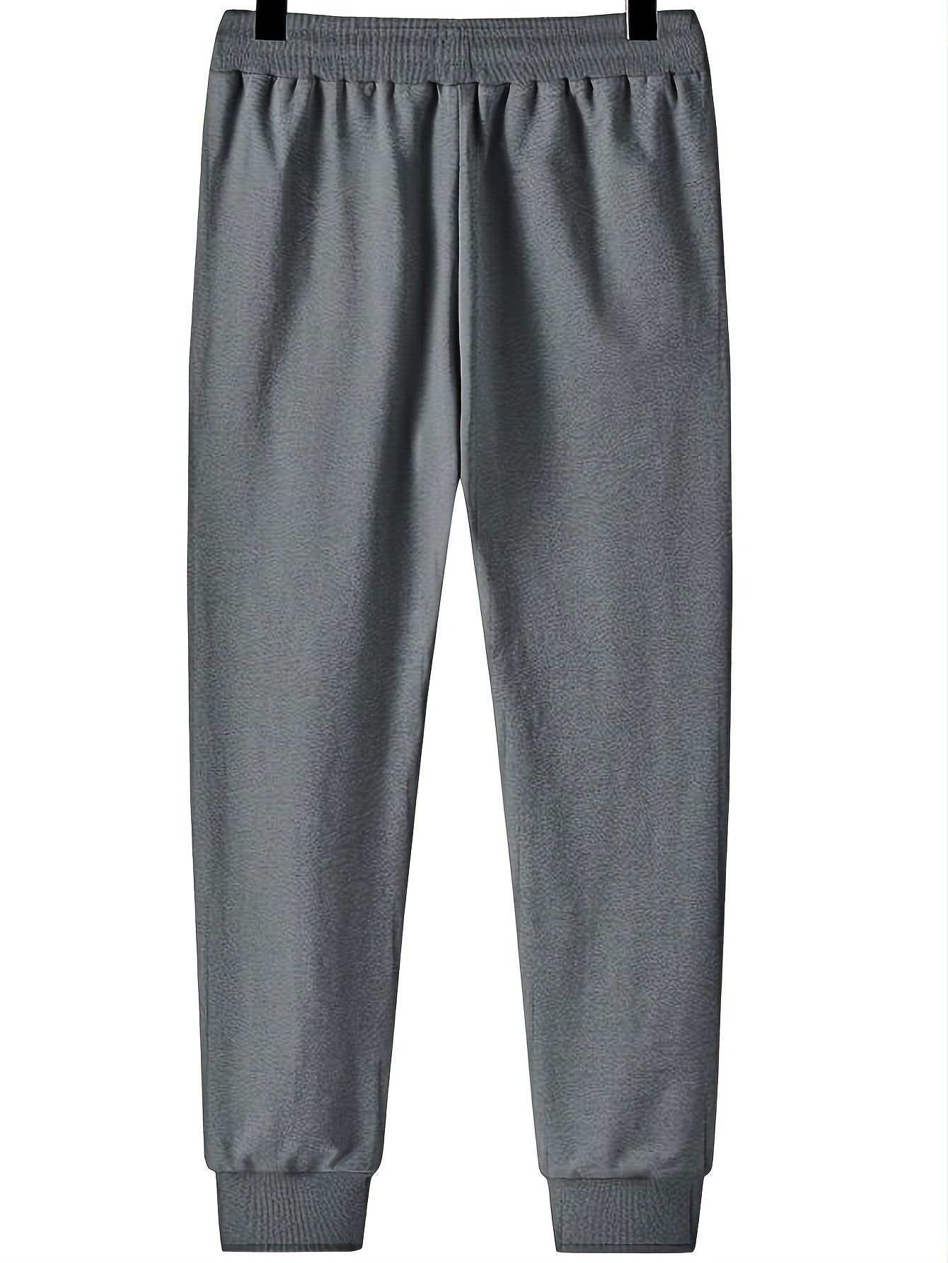 Men's Dark Grey Jogger Pants Sweatpants Christmas