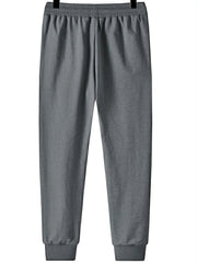 Men's Dark Grey Jogger Pants Sweatpants Christmas